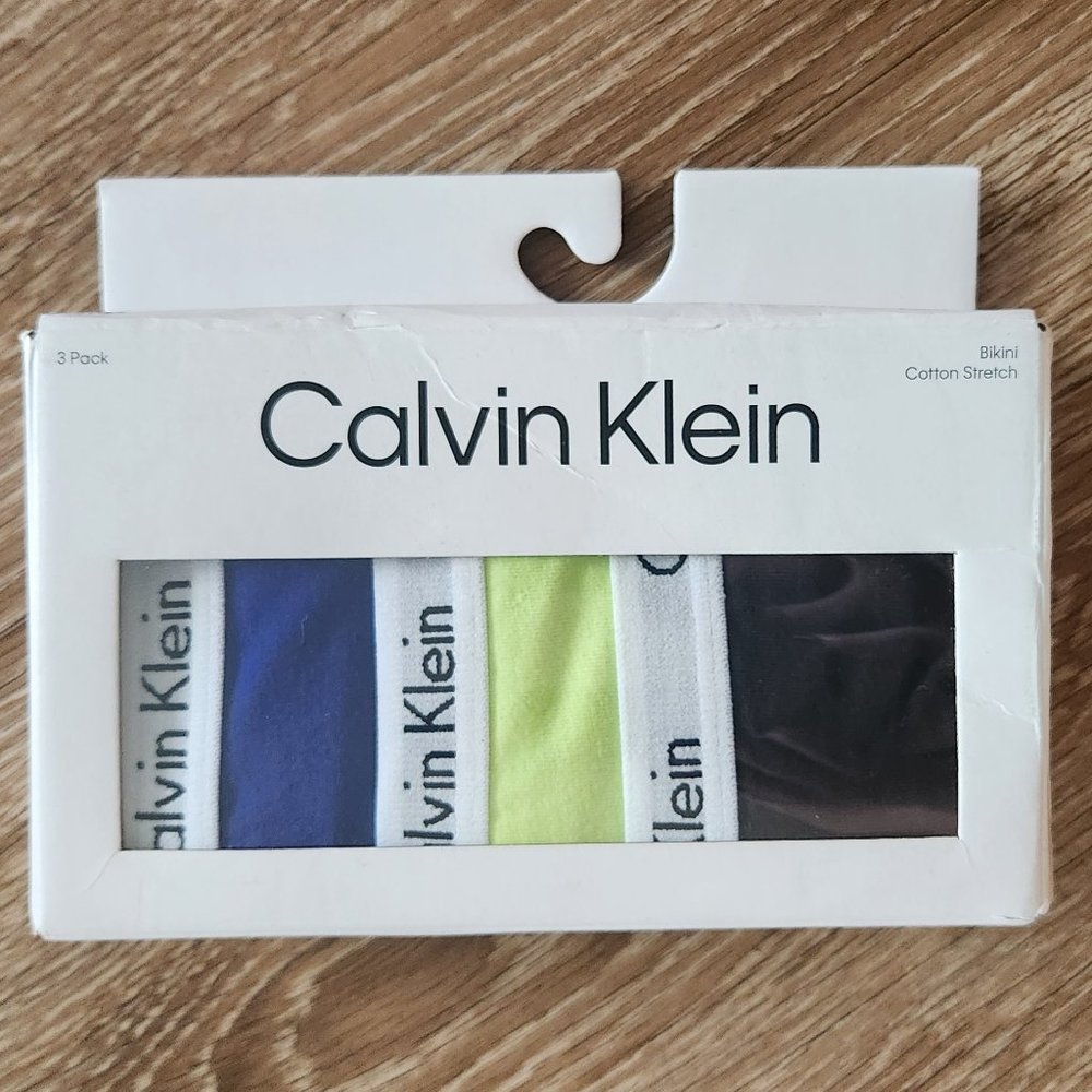 NWT 3 Pk Calvin Klein Cotton Underwear